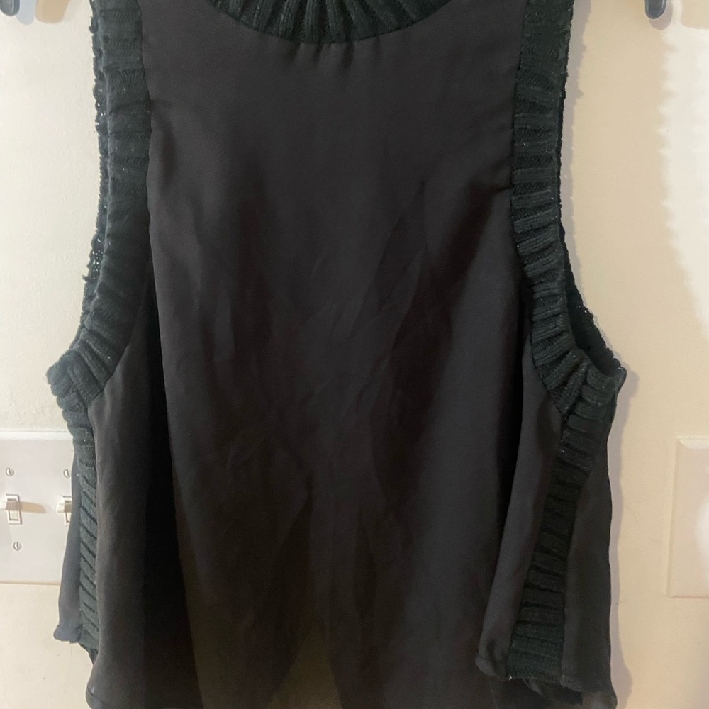 Rehab Black Sleeveless Top Size M/L *The top is black but my camera doesn’t